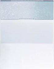 CheckOMatic Computer Check Paper - 100 Pack - Top Blank Stock Checks - Securi...