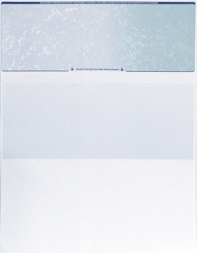 CheckOMatic Computer Check Paper - 100 Pack - Top Blank Stock Checks - Securi... - Bild 1 von 3