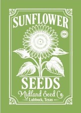 MDC DIY Adhesive Reusable Silkscreen Stencil " Sunflower Seeds "