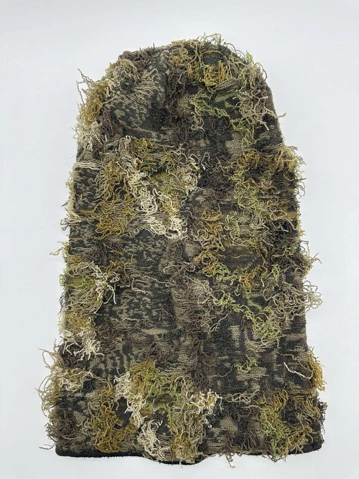 IllicitWorldwide Балаклава Camo Shaggy Mask Distressed Style – RARE Streetwear - Image 2 of 4