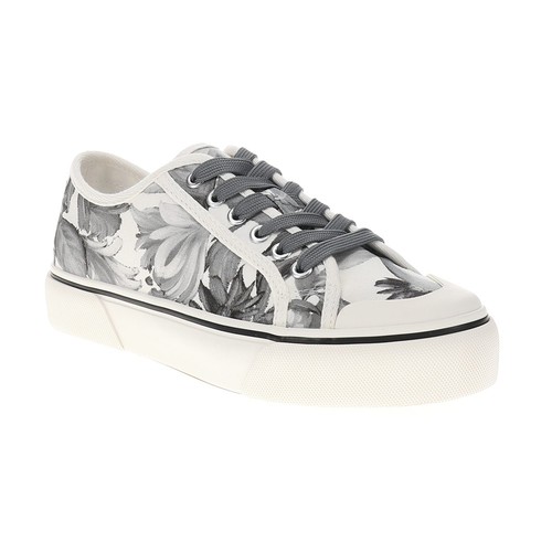 Corkys Warteliste Floral Schnürschuhe Damen Weiß Sneaker Freizeitschuhe 51-0159-W - Bild 2 von 5