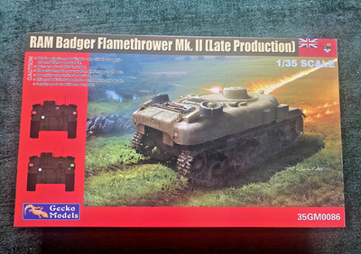 Gecko Models RAM Badger Flamethrower Mk.II (Late Production) Maßstab 1:35
