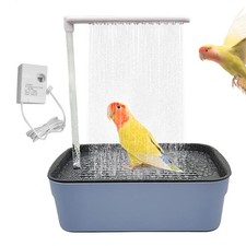 Parrot Bathtub Electric Bird Bathtub Shower Lightweight with USB Cable Automatic