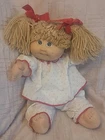 Vintage 1982 Cabbage Patch Kids Doll Coleco Original Outfit, Green Eyes Blonde
