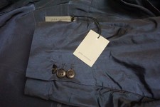 John Varvatos One Btn Double Breasted Shawl Silk Blend Sport Coat Jacket 38 New