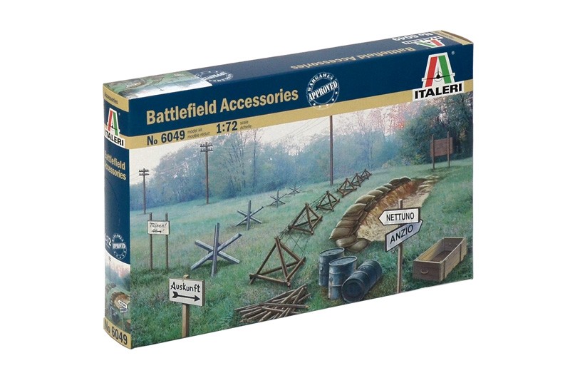 Italeri 6049 - 1/72 Accessories Battlefield WWII - New