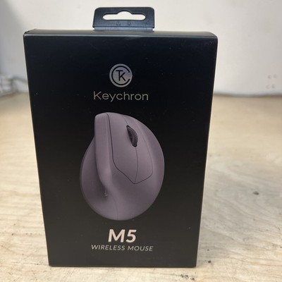 Keychron M5 Ergonomic Wired & Wireless Laser Mouse W/ Macro Button & Fast M5-A29