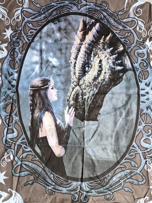 Anne Stokes Bettwäsche ''Drachen'' 135x200 cm  -Baumwolle- 1 Set UNBENUTZT!