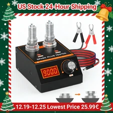 Spark Plug Tester 9000rpm Diagnostic Tool Ignition Tester Dual-Hole Height Adjus