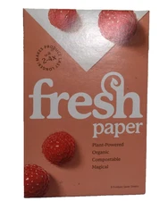 Freshpaper Organic Compostable Produce Saver Sheets 8 Pack for Fruits & Veggies