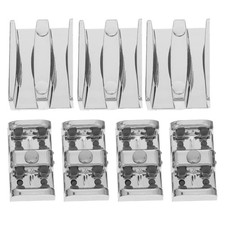  1set Sliding Shower Door Limiter and Stopper, 1.77'' Glass Door Positioning