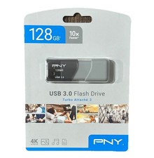 PNY 128GB USB 3.0 Flash Drive Turbo Attache 3 HD (10x Faster) BRAND NEW