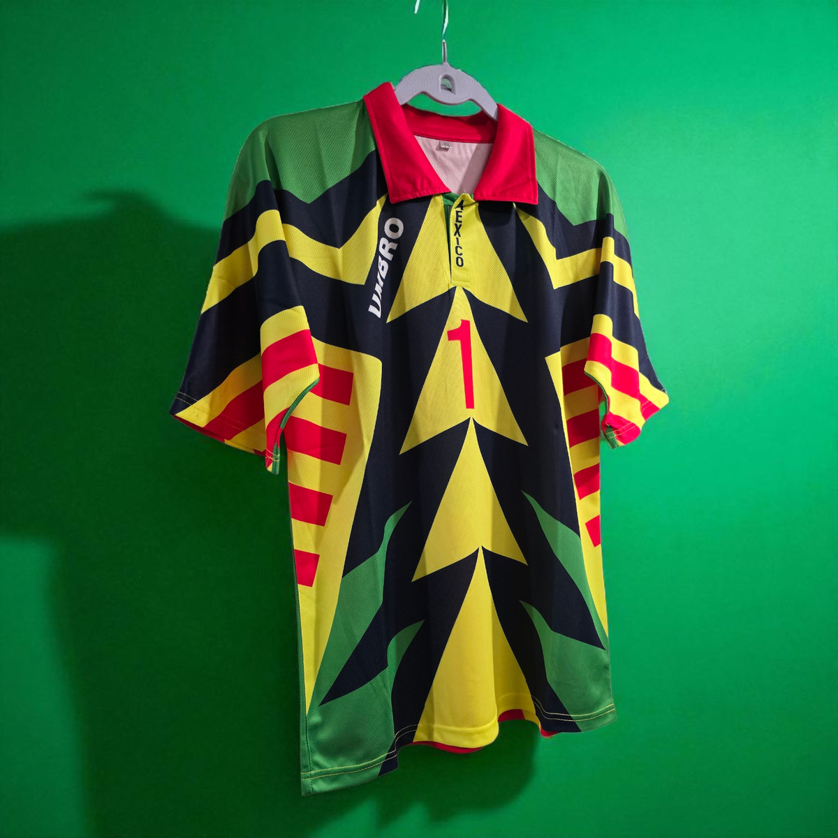 Jorge Campos # 1 - Jersey World Cup 94 - Yellow - UMBRO - XL (Run