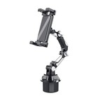 Heavy Duty Cup Holder Car Mount for Tablets and Smartphones Adjustable Design