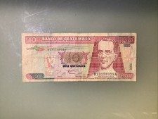 Guatemala 10 Quetzales 1995 Circulated