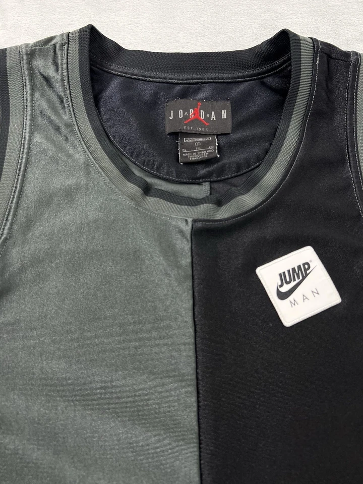 Camiseta sin mangas Nike Air Jordan Jumpman clásica para hombre XL negra CZ4857-010 USADA EN EXCELENTE ESTADO Foto 3 de 4