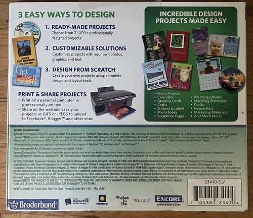 The Printshop Deluxe Version 23 Broderbund Windows nie benutzt - Bild 2 von 3
