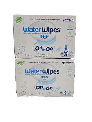 WaterWipes Feuchttücher Babypflege Sensitive Plus On The Go 180 Stück.