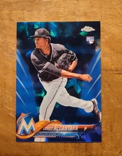 2018 Topps Chrome Sandy Alcantara RC Sapphire SP #594 💎