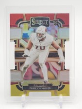 PARIS JOHNSON JR 2023 SELECT CONCOURSE ROOKIE RED YELLOW DIE CUT CARDINALS Q3292