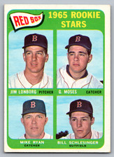 1965 TOPPS #573 JIM LONBORG RED SOX ROOKIE SP