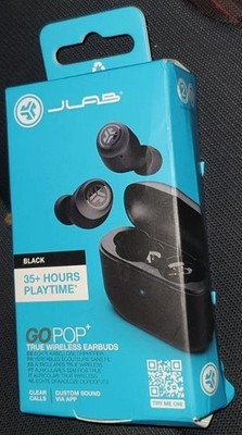 JLab GO Air POP True Wireless Stereo Kopfhörer (TWS) In-Ear Anrufe |Schwarz|BT|Neu