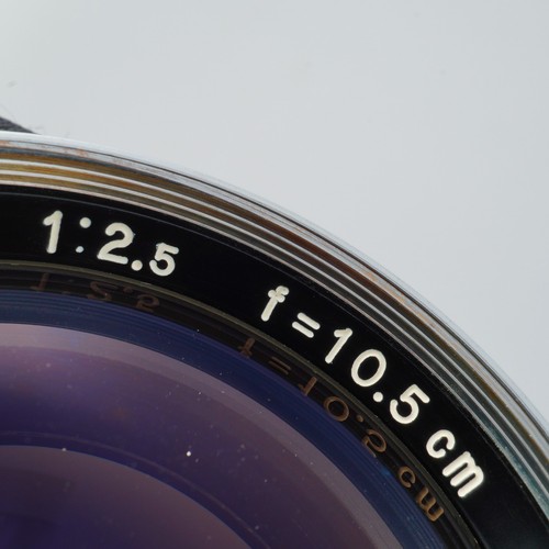 EXCELLENT Nikon Nikkor P.C 10.5cm 105mm F/2.5 For Leica LTM L39 Prime Lens - Picture 16 of 21