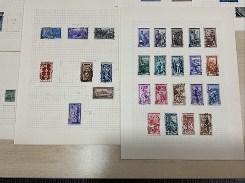 Italy Vintage Stamps 1800’s Onwards On 34 Leaves J934 - Imagen 15 de 19