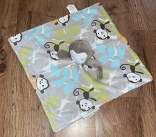 Blankets  Beyond Monkey Tan Blue Orange Green Lovey Security Pacifier Holder