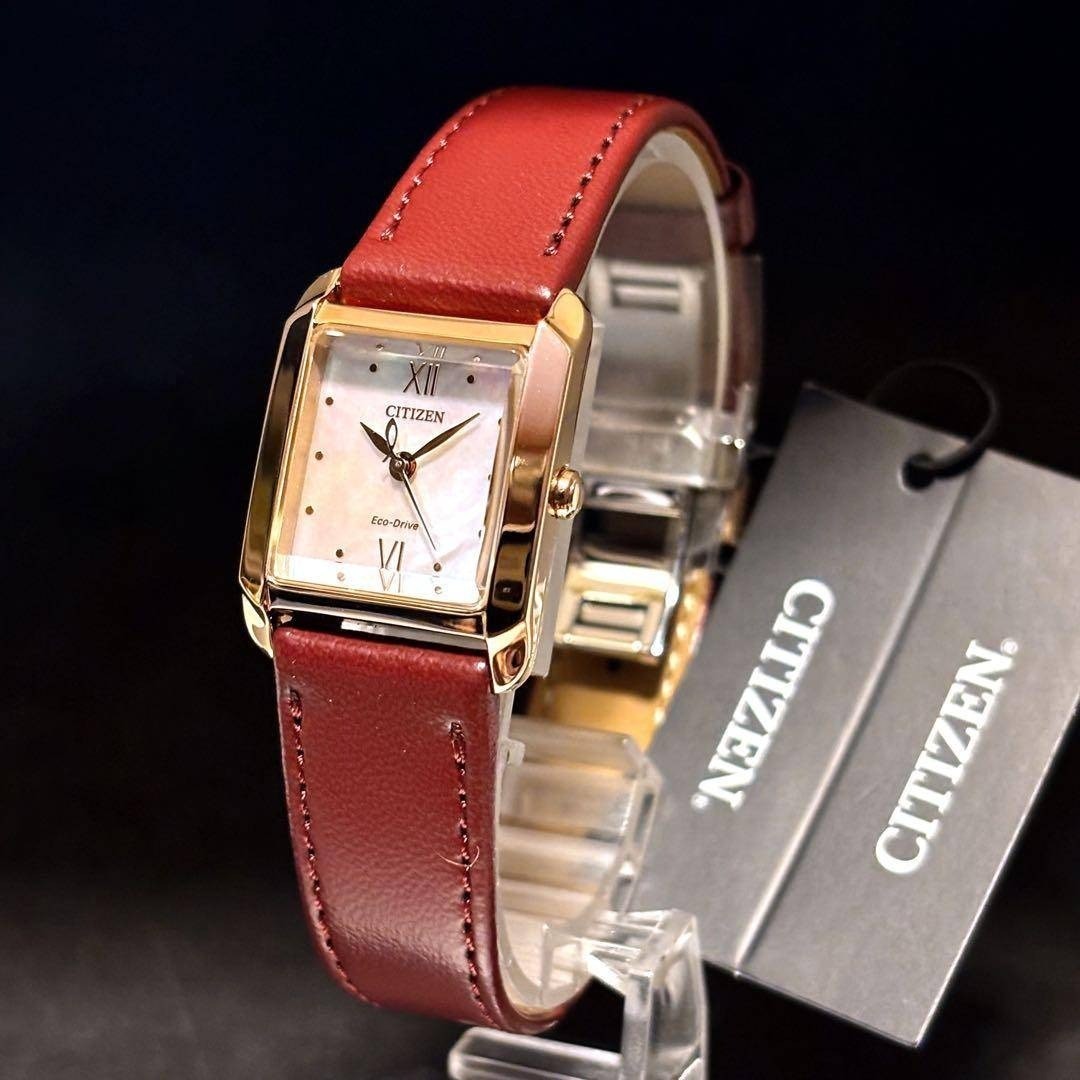 CITIZEN Citizen Ladies wristwatch Female Fashion Square Elegant image 2
