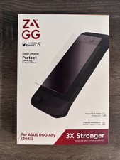 ZAGG - Glass Defense for ASUS ROG Ally 2023 Gaming Device - Clear OPEN BOX 