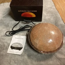 Himalayan pink salt foot dome lamp, with Adjustable Dimmer for Foot Pain Relief