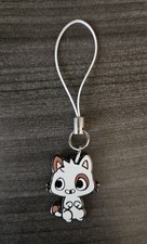 The GaMERCaT Glitch Metal Phone Charm Strap