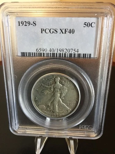 1929-S Walking Liberty Half Dollar, PCGS XF-40