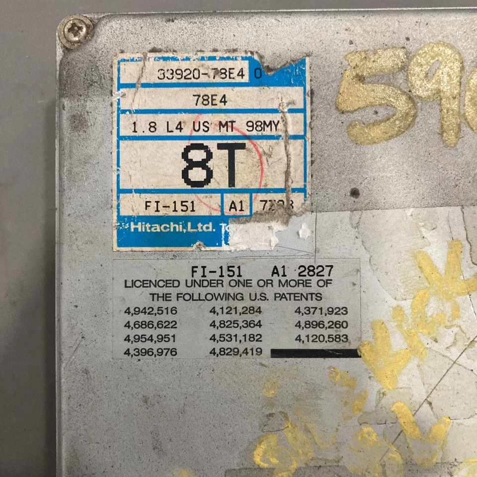 1998 Suzuki Sidekick Sport 1.8 ECU/ECM 33920-78E4 - Image 2 of 4