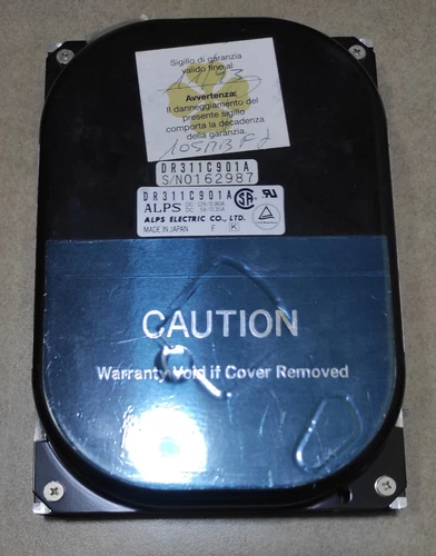 Hard Disk 105mb ALPS DR311C IDE PATA 286 386 486 Ms-Dos PC IBM Vintage HDD