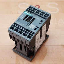 Siemens 3RT2016-2BB41 Power Contactor, 24Vdc, 3 Pole, 9 Amp - USED