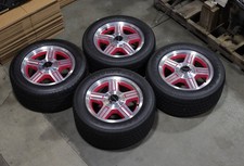 1991-1992 Camaro Z28 Style 16x8 Red Wheels Rims Wcenter Caps 14k Original Miles