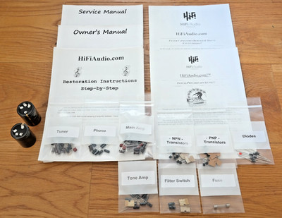 Marantz MR230 rebuild restoration recap upgrade kit repair capacitor