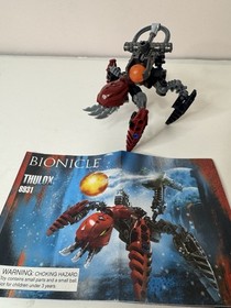 LEGO Bionicle Matoran of Mahri Nui 8931 - &ldquo; THULOX &ldquo; Complete Build w/ 1 Zamor