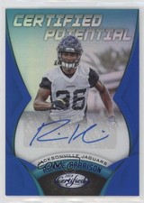 2018 Certified Potential Signatures Mirror Blue /50 Ronnie Harrison Auto 1u6