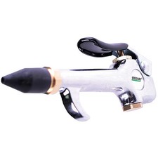 Air Gun, Thumb-Lever Grip, Straight Nozzle, Rubber Tip, 1-5/16 in Extension, 1/4