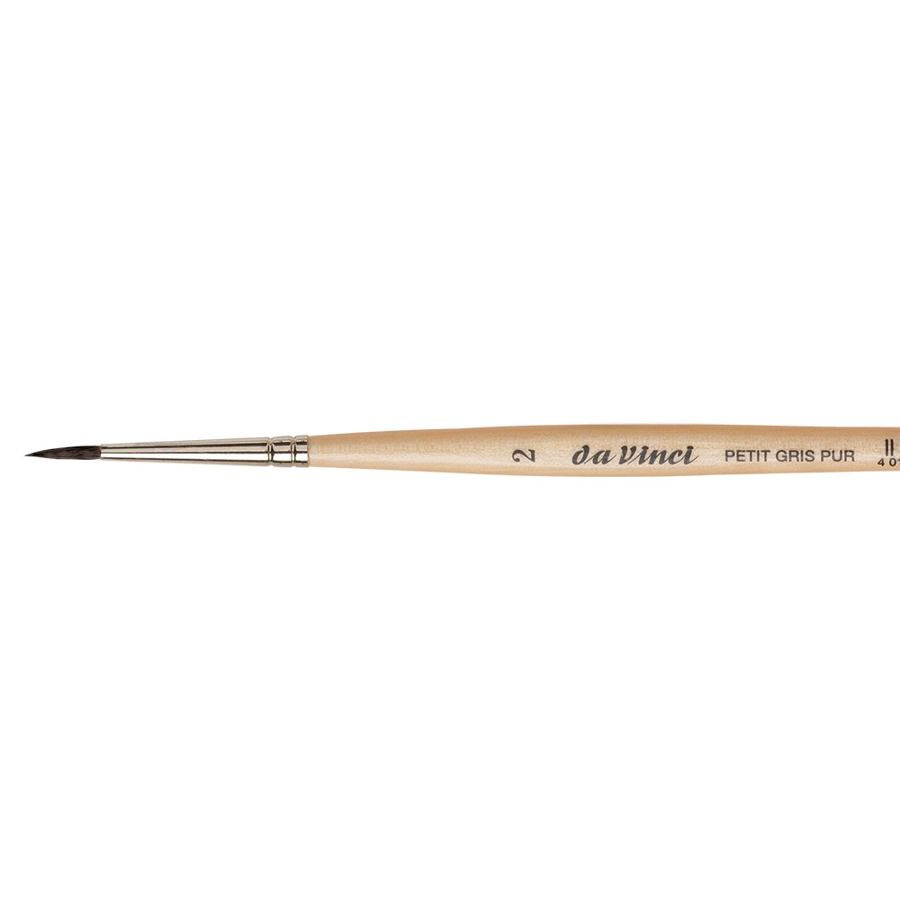 Da Vinci : Petit Gris Pur : Blue Squirrel : Series 5590 : Round : # 2