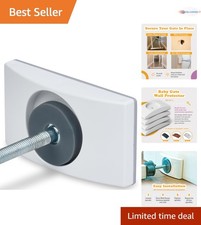 Baby Gate Wall Protector Soft Rubber Fits Doorways Walls Damage Free