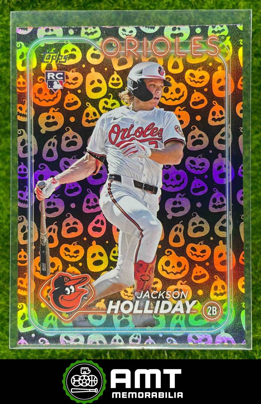 2024 Topps Update US50 Jackson Holliday RC Jack O'Lantern Baltimore Orioles