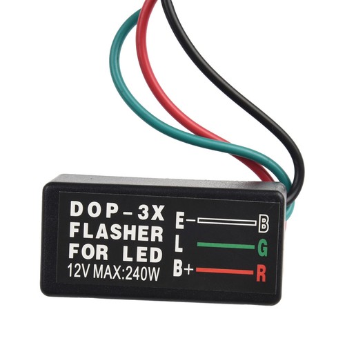 3 Pin 12V Electronic Motorcycle ATV Turn Signal LED Light Flasher Blinker-Relay - Picture 5 of 12