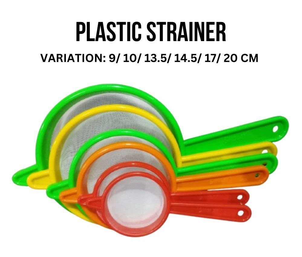 6 in 1 Plastic Strainer Kitchen Set – Different Sizes & Colors – Multifunction