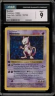 Pokemon Mewtwo Base Set Shadowless 1st Edition Holo Rare #10 CGC 9 Mint