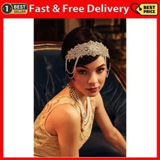 1920S Flapper Headpiece Roaring 20S Headband Great Gatsby Headband for Women Vin