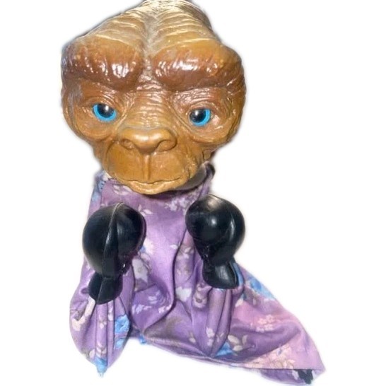 Vintage 1980’s ET the Extra Terrestrial KO Boxing Puppet Action Figure RARE